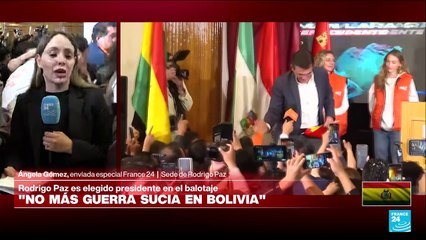 Rodrigo Paz promete volver a "abrir Bolivia al mundo" tras reconocer su victoria