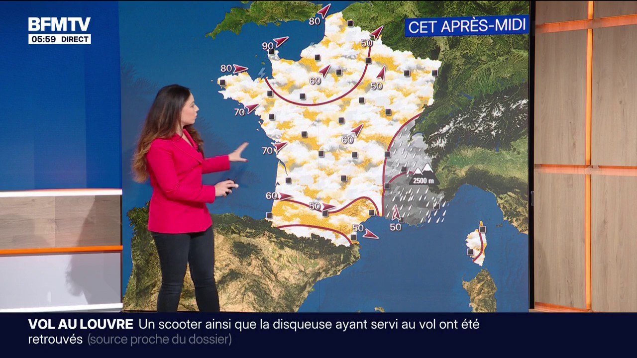 La pluie est de retour, de fortes précipitations prévues dans le sud-est ce lundi matin