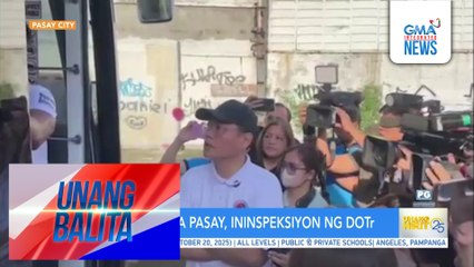 Bus terminal sa Pasay, ininspeksiyon ng DOTr | Unang Balita