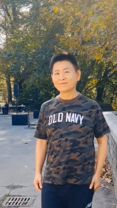Nelson Wang, a resident of Roosevelt Island's The Octagon, visited Riverside Park in New York City on October 19, 2025, on West 116th Street in Manhattan.