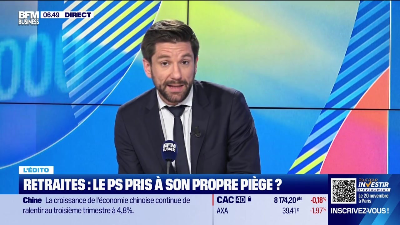 L’Edito de Raphaël Legendre : Retraites, le PS pris à son propre piège ? - 20/10