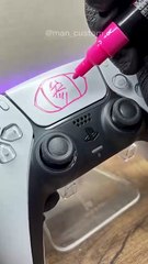 Custom PlayStation5 Controller For Akaza #demonslayer #akaza