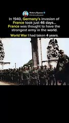 Germany Defeated France in 46 Days #shorts