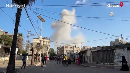 Ateşkesi ihlal eden İsrail Gazze'de saldırılar düzenledi