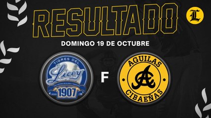 Resumen: Tigres del Licey vs Águilas Cibaeñas | Serie Regular | 19/10/2025