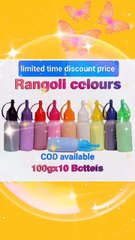 Rangoli colour combo | rangoli colour bottle