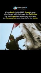 Soviets Raise Their Flag Over Berlin #shorts