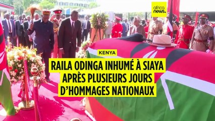 Kenya : Raila Odinga inhumé à Siaya après plusieurs jours d’hommages nationaux