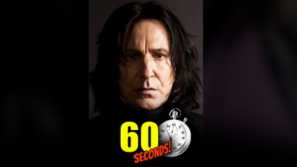 SEVERUS ROGUE en 1 MINUTE !