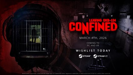 CONFINED Leaving OKB-134 Official Gameplay Trailer