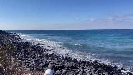 The crystal-clear waters of Tsunoshima
