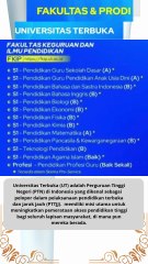 fakultas keguruan dan ilmu pendidikan universitas terbuka