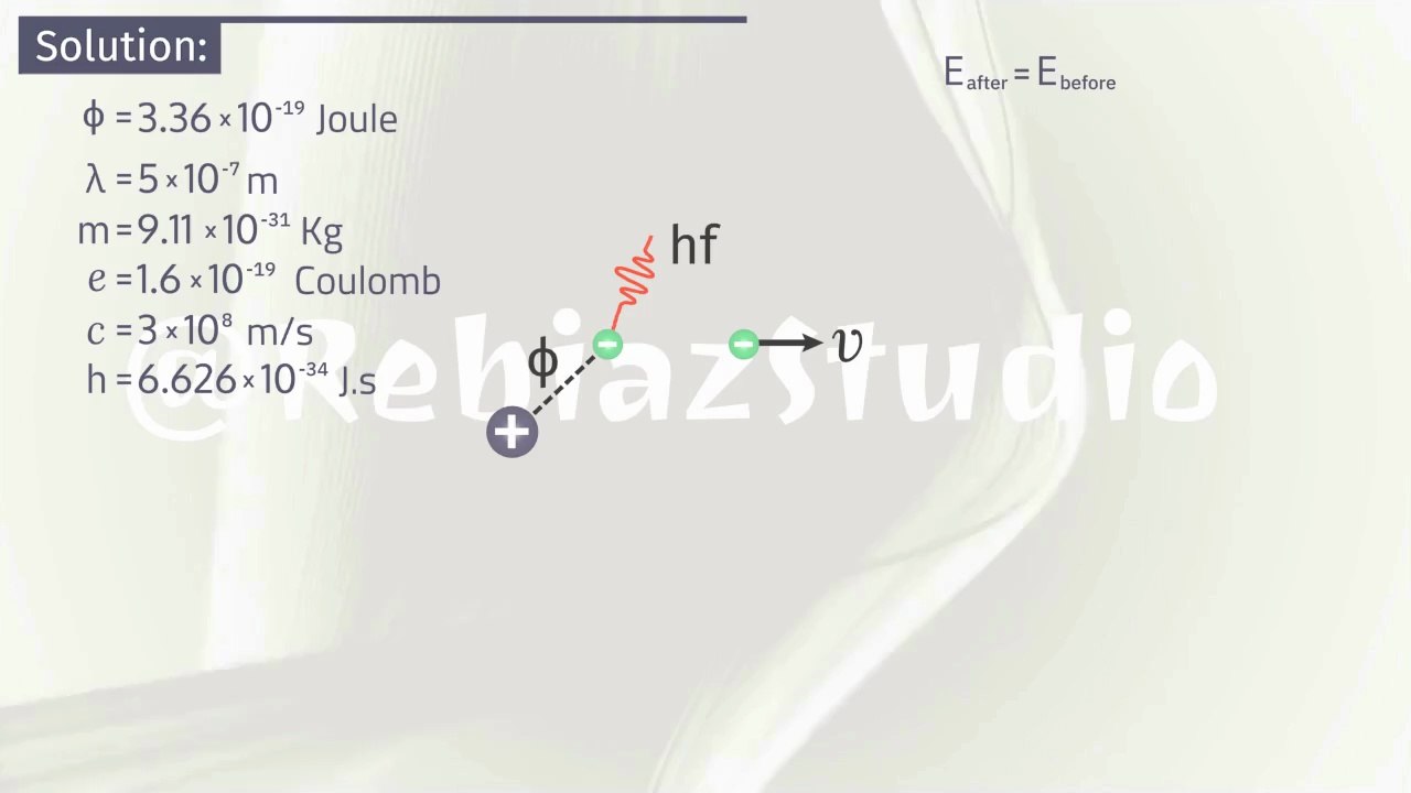 Photoelectric Effect -05- Photoelectron Velocity