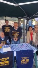 Afragola (NA) -  Esposito: Primo gazebo per incontrare le persone (19.10.25)