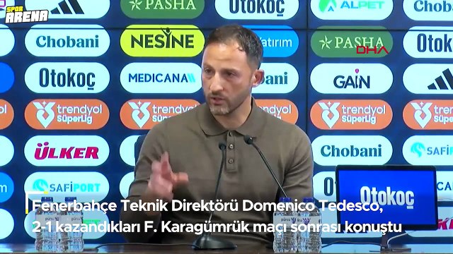 Fenerbahçe-Fatih Karagümrük maçı sonrası Tedesco’dan itiraf: 6-7 gol atabilirdik!