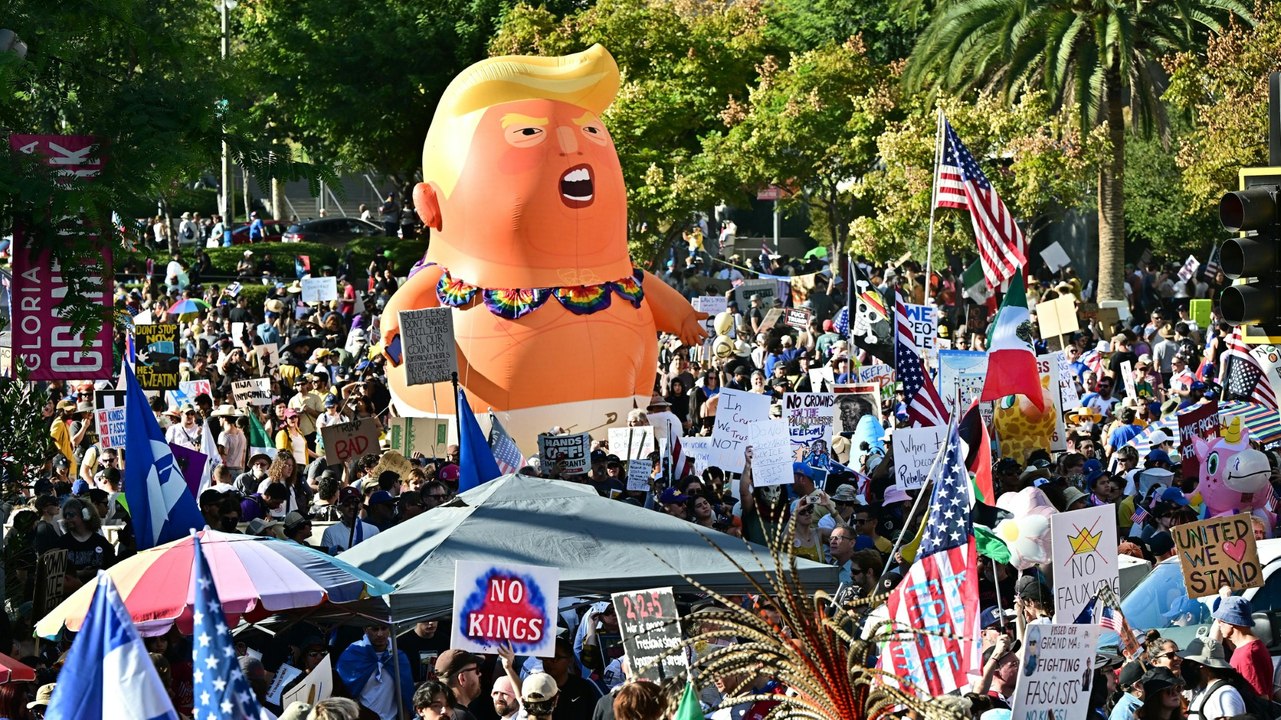 'No Kings': Millionen in den USA demonstrierten gegen Trump