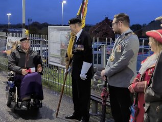 Veteran RBL fundraiser stops in Petersfield on 100 Station challenge