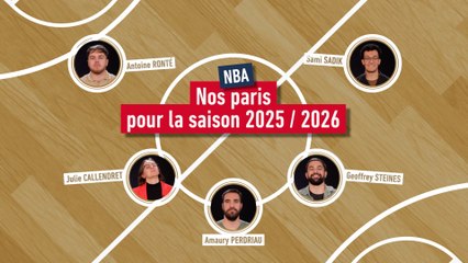 Nos paris pour la saison - Basket - NBA