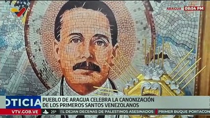 Aragüeños celebraron canonización de Santos venezolanos José Gregorio Hernández y Carmen Rendiles