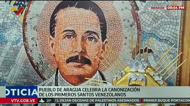 Aragüeños celebraron canonización de Santos venezolanos José Gregorio Hernández y Carmen Rendiles