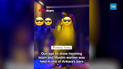 Ankara'da çarşafla dolaşan genç tepki topladı: Sahneye çıktığı mekan mühürlendi