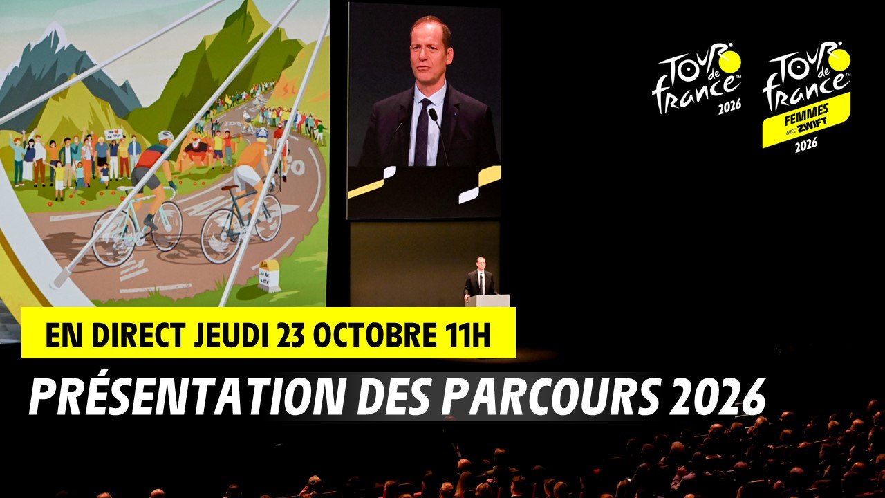 Présentation des parcours du Tour de France et du Tour de France Femmes avec Zwift 2026