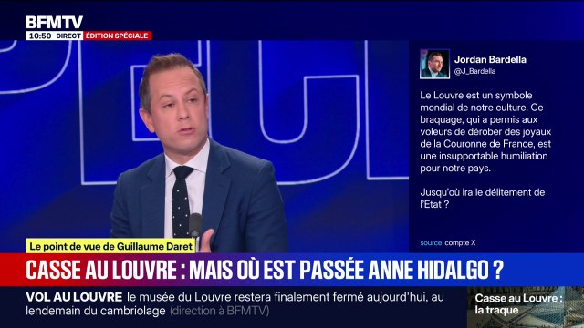 ÉDITO - Cambriolage au Louvre: les réactions politiques après le casse du siècle