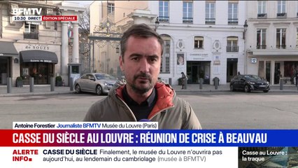 Cambriolage au Louvre: réunion de crise au ministère de l'Intérieur