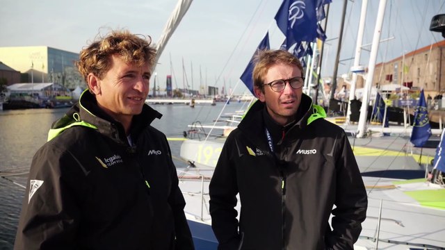TRANSAT CAFÉ L'OR Le Havre Normandie 2025 - Interview avec Fabien Delahaye & Pierre Leboucher Class40 Legallais