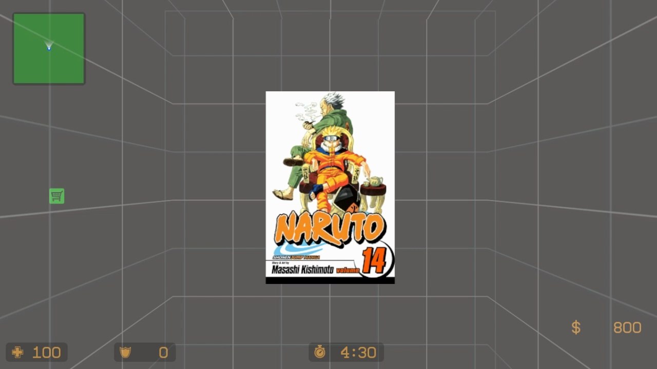 NARUTO Volume 14 Cover Art spray mod | Counter-Strike: Source