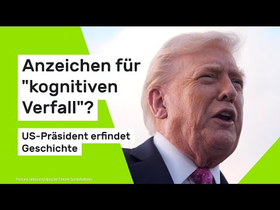 Donald Trump: Anzeichen für 'kognitiven Verfall'? US-Präsident erfindet Eisenbahn-Geschichte