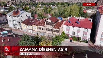 Sivas'ta konaklar restore edilerek turizme kazandırılmayı bekliyor
