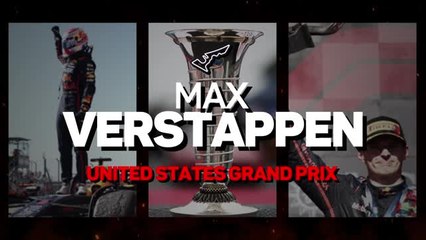 United States GP F1 Star Driver - Max Verstappen