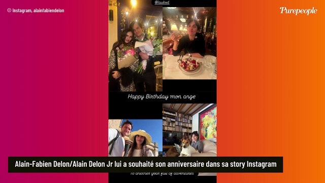 Alain-Fabien Delon si heureux avec sa compagne Laura, mère de sa fille Romy : il célèbre ses 30 ans avec un message et plusieurs photos