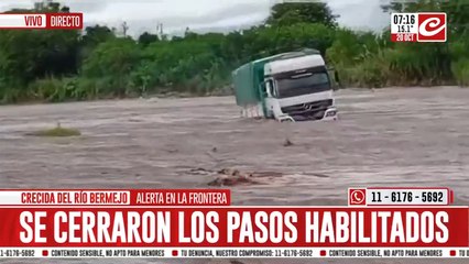 Crecida del Río Bermejo deja a miles de argentinos varados en Bolivia