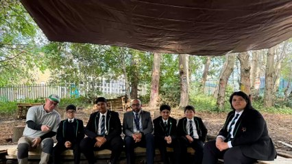 Upper Batley High School are looking to rebuild their outdoor forest school after it was destroyed in a fire