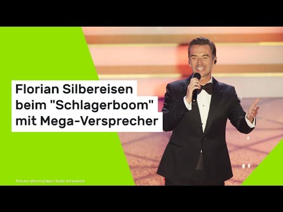 Florian Silbereisen beim "Schlagerboom" mit Mega-Versprecher