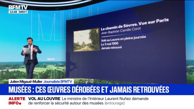 Musées: ces œuvres dérobées et jamais retrouvées