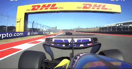 La reacción de Pierre Gasly al adelantamiento de Franco Colapinto