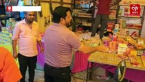 पटाखा बाजार में नियमों की अनदेखी, सड़क पर लगी दुकानें, व्यापारी और प्रशासन आमने-सामने
