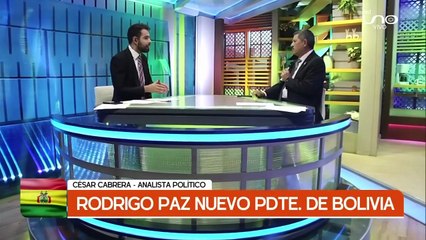 “Hoy comienza un nuevo ciclo”, afirma César Cabrera tras elección de Rodrigo Paz