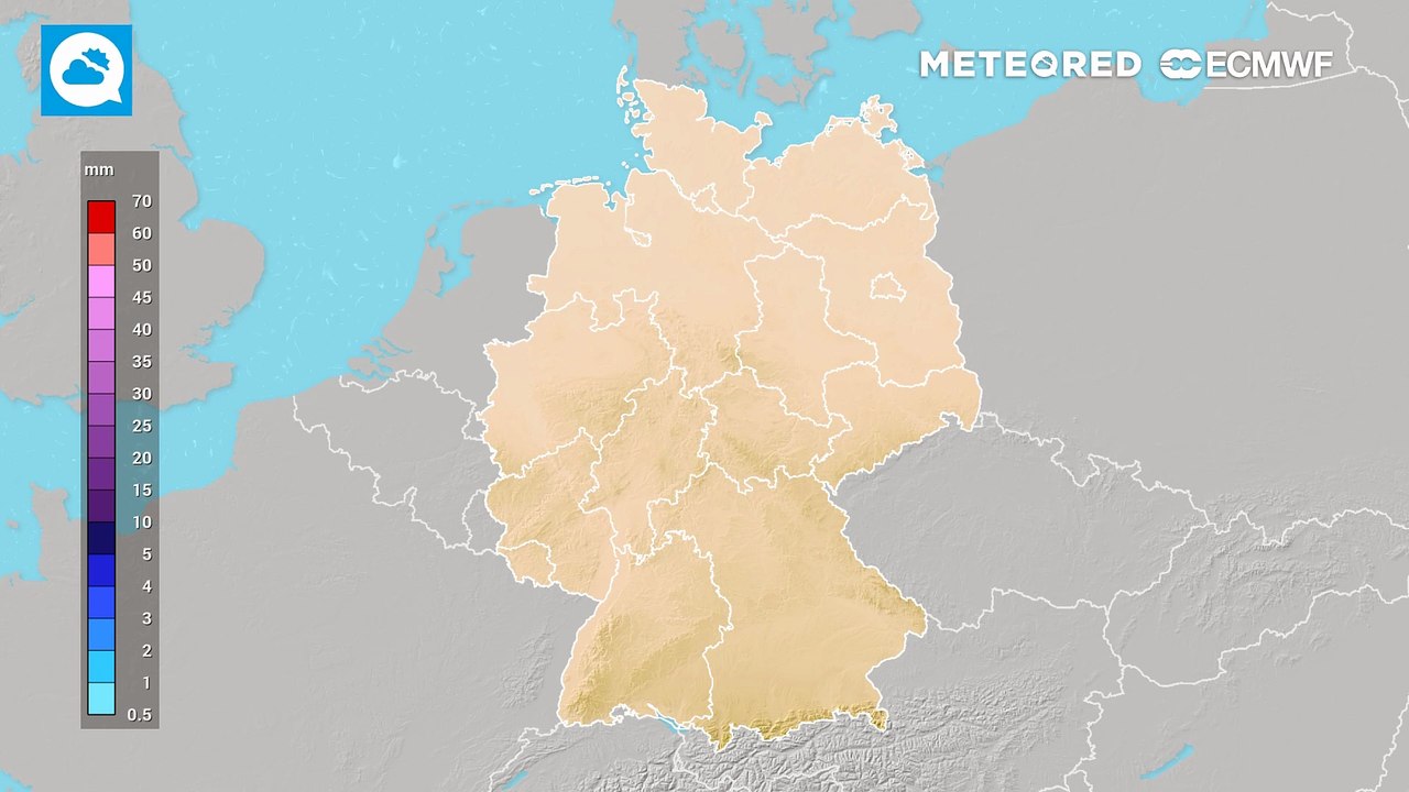 Bereits zum Wochenbeginn geht es mit Niederschlägen los. Diese werden zum Ende der Woche sich nochmal intensivieren.