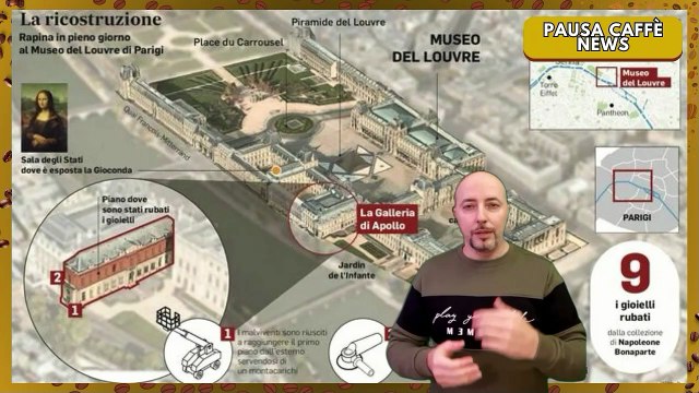 Banda del Louvre, il colpo milionario che vale molto meno del previsto