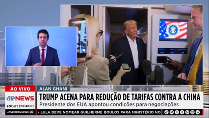 Trump acena para redução de tarifas contra a China; Alan Ghani analisa