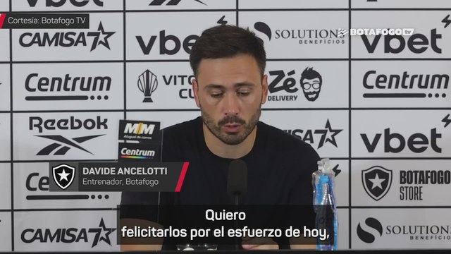 Davide Ancelotti: El escudo de Botafogo es muy exigente