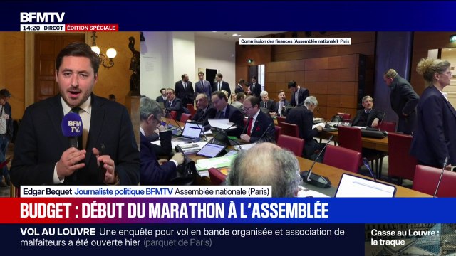 Examen du budget en commission des Finances: début d'un marathon à l'Assemblée nationale