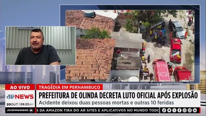 Prefeitura de Olinda (PE) decreta luto oficial após desabamento no bairro de Ouro Preto