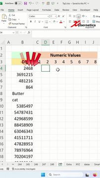 How to split numbers into multiple columns in Excel? - Excel Tips and Tricks