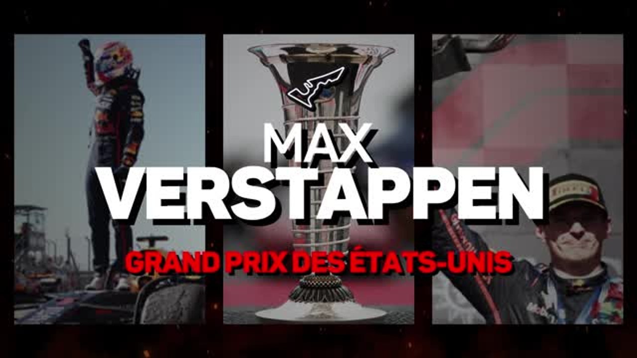 GP des États-Unis - Max Verstappen, le pilote de la semaine