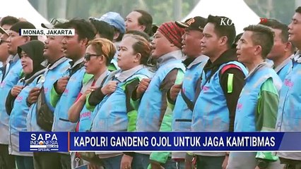 Kapolri Ajak Driver Ojek Online Jaga Kamtibmas| SAPA MALAM